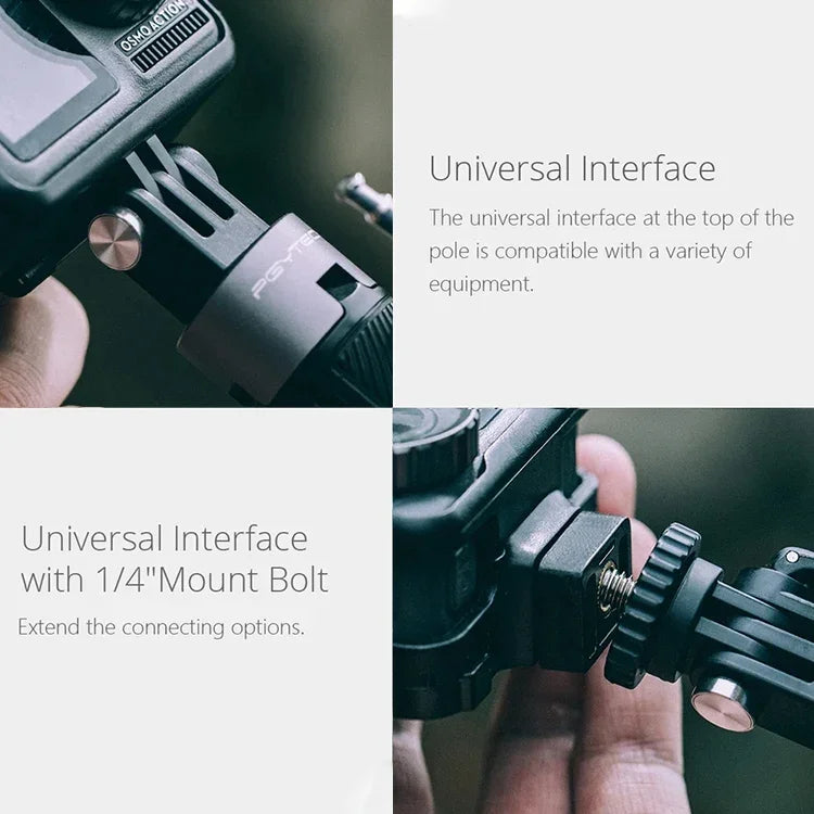 PGYTECH P-GM-117 DJI Osmo Action用アクションカメラ三脚延長セルフィースティック、P-GM-117