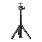 RUIGPRO 多機能折りたたみ三脚ホルダー 自撮りモノポッドスティック ボールヘッド付き GoPro、Insta360、DJIおよびその他アクションカメラ用、三脚モノポッド