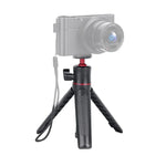 RUIGPRO 多機能折りたたみ三脚ホルダー 自撮りモノポッドスティック ボールヘッド付き GoPro、Insta360、DJIおよびその他アクションカメラ用、三脚モノポッド