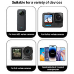 GoPro、Insta360、DJIおよびその他のアクションカメラ用アルミニウム延長アームグリップエクステンダー