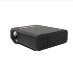 YG520 1800ルーメン HD LCDプロジェクター、内蔵スピーカー、Uディスク、モバイルハードディスク、SDカード、AV接続DVD、セットトップボックス対応、標準版