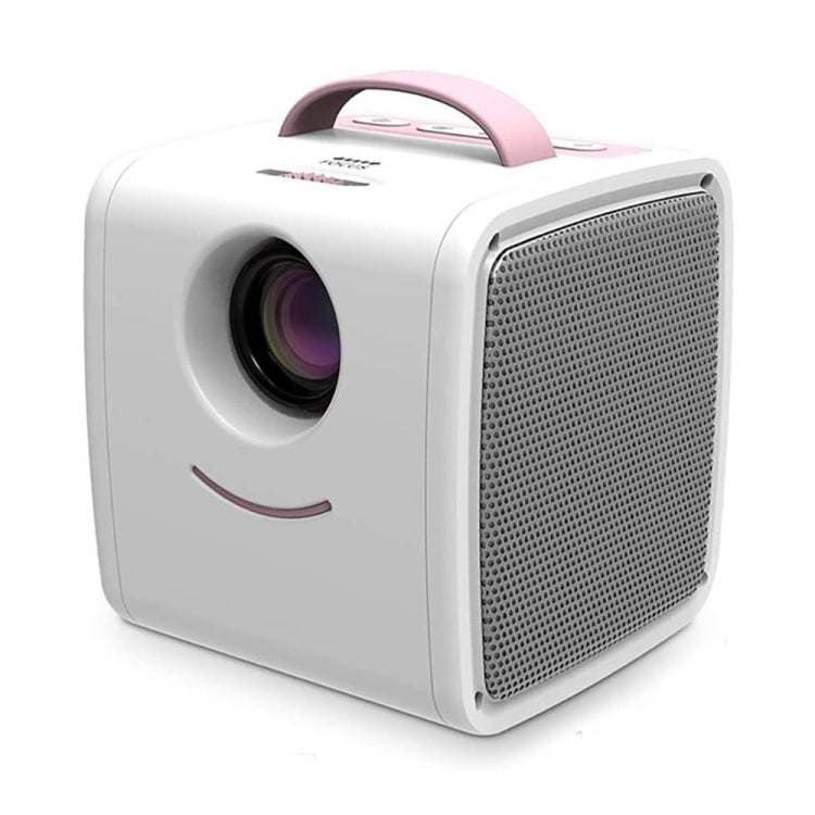 W-S1 10W子供用ビデオプロジェクター 30ルーメン HD 1080P LCD技術、AV / USB / ミニSDカード / HDMI / オーディオ対応