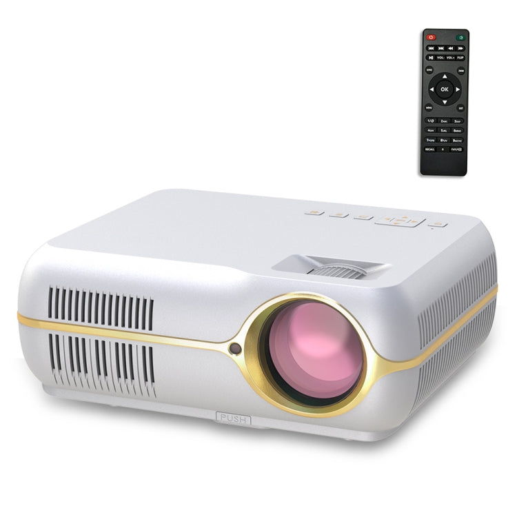 DH-A10 5.8インチLCDスクリーン 4200ルーメン 1280×800P HDスマートプロジェクター リモコン付き、Android 6.0 OS、WiFi、Bluetooth、HDMIx2、USBx2、VGA、AV IN/RCA、RJ45、LAN対応