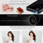 P09 ポータブル4KウルトラHD DLPミニスマートプロジェクター 赤外線リモコン付き Amlogic S905X 4コア A53 最大1.5GHz Android 6.0 1GB+8GB 2.4G/5G WiFi対応 Bluetooth TFカード対応