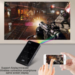 P09 ポータブル4KウルトラHD DLPミニスマートプロジェクター 赤外線リモコン付き Amlogic S905X 4コア A53 最大1.5GHz Android 6.0 1GB+8GB 2.4G/5G WiFi対応 Bluetooth TFカード対応
