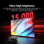 AUN U001 4K 18000ルーメン ポータブルホームシアター LED HDデジタルプロジェクター、USプラグ、UKプラグ、AUプラグ