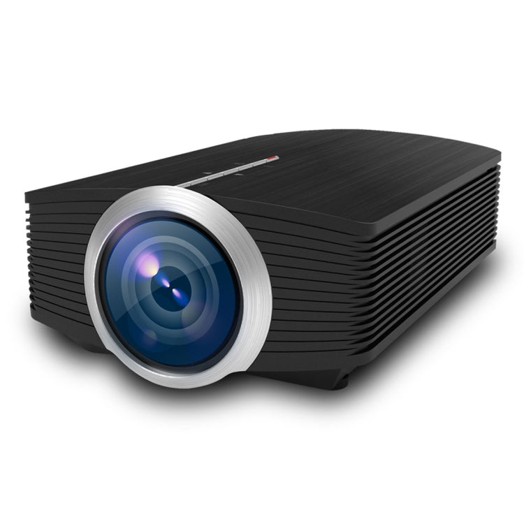 YG510 1200 LUX 800*480 LEDプロジェクター HDホームシアター、HDMI・VGA・AV・TF・USB対応、YG510 ブラック