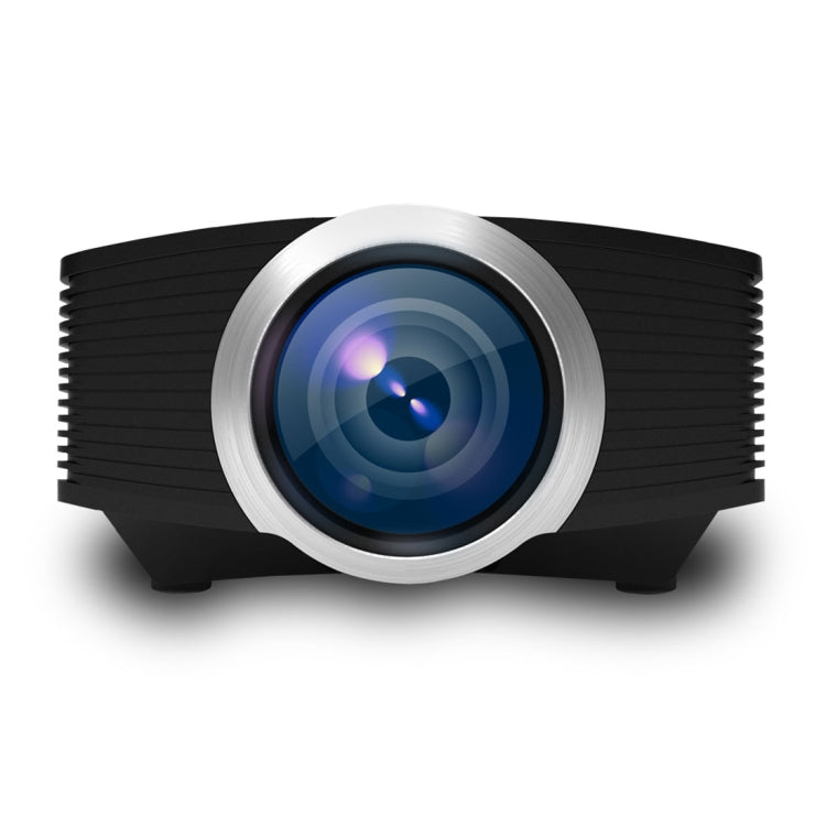 YG510 1200 LUX 800*480 LEDプロジェクター HDホームシアター、HDMI・VGA・AV・TF・USB対応、YG510 ブラック