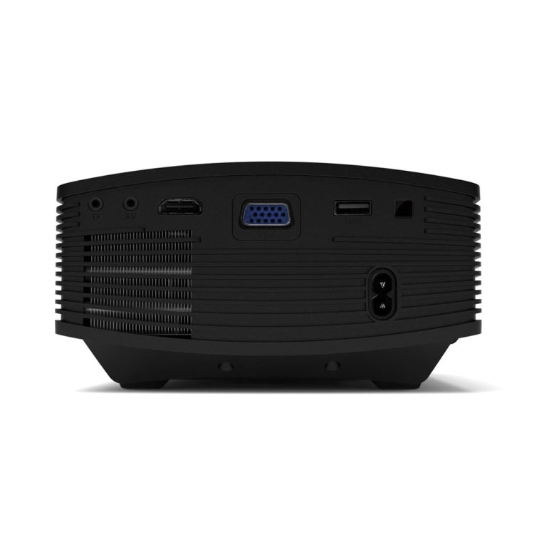 YG510 1200 LUX 800*480 LEDプロジェクター HDホームシアター、HDMI・VGA・AV・TF・USB対応、YG510 ブラック