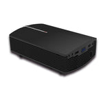 YG510 1200 LUX 800*480 LEDプロジェクター HDホームシアター、HDMI・VGA・AV・TF・USB対応、YG510 ブラック
