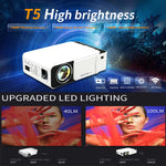 T5 100ANSIルーメン 800x400解像度 480P LED+LCD技術 スマートプロジェクター、HDMI / SDカード / 2 x USB / 3.5mmオーディオ対応、通常版、通常版