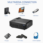 Wejoy L1 80ルーメン 4インチLCD技術 HD 800*480ピクセル プロジェクター、VGA、HDMI、L1