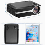 Wejoy L1 80ルーメン 4インチLCD技術 HD 800*480ピクセル プロジェクター、VGA、HDMI、L1
