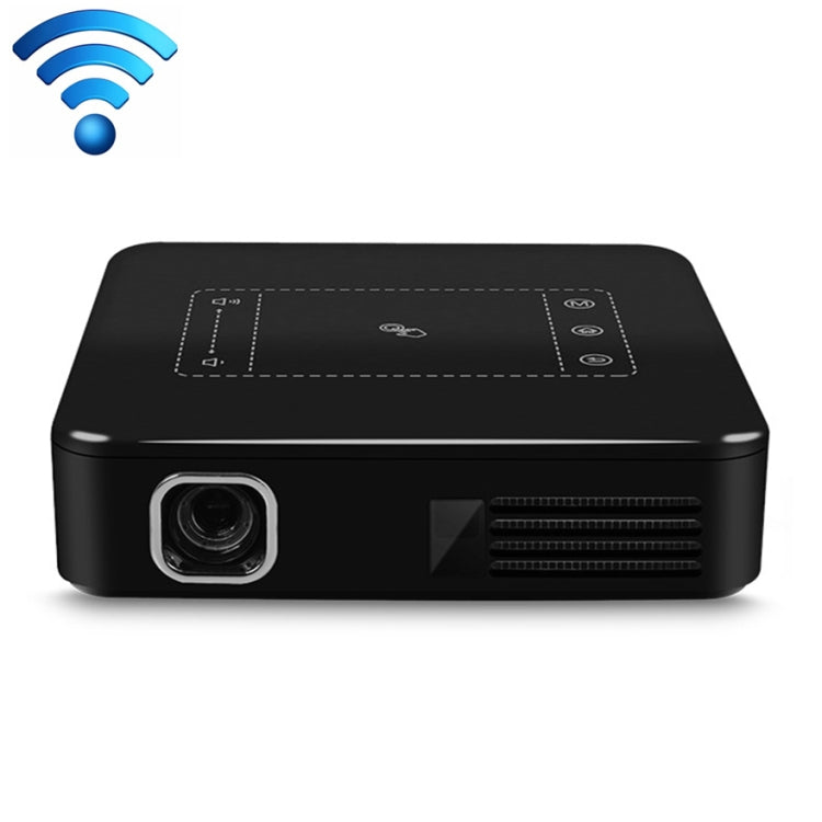 D13 2+16G 854 x 480 Android 7.1.2 ミニポケットプロジェクター 4K DLP スマートハンドヘルド LED WIFI ホームシアタープロジェクター、USB / TF / HDMI対応
