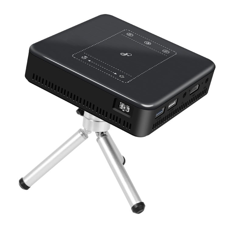 D13 2+16G 854 x 480 Android 7.1.2 ミニポケットプロジェクター 4K DLP スマートハンドヘルド LED WIFI ホームシアタープロジェクター、USB / TF / HDMI対応