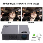 Wejoy L5 ホームシアター 調整可能な光学キーストーン フルHD 1080P LED LCDビデオプロジェクター リモコン付き