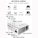 YG520 800x480 1800ルーメン ミニLEDプロジェクター ホームシアター、HDMI & AV & SD & USB & VGA対応、モバイルフォン版、モバイルフォン版