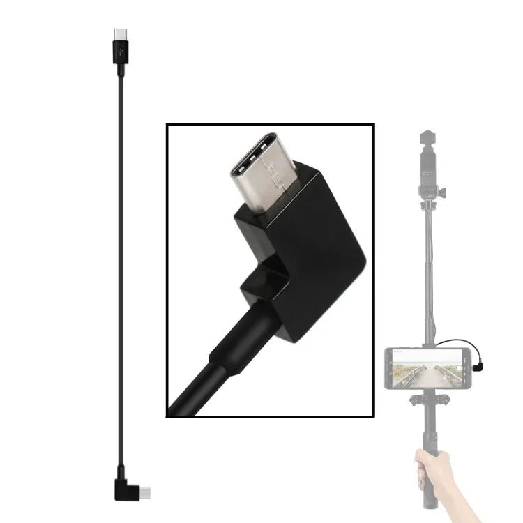 Sunnylife OP-X9208 DJI OSMO Pocket用Type-C to Type-Cケーブル、長さ：1m、Type-C
