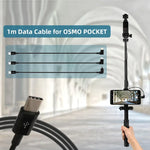 Sunnylife OP-X9208 DJI OSMO Pocket用Type-C to Type-Cケーブル、長さ：1m、Type-C