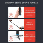 RUIGPRO 一体型ハンドヘルド三脚 セルフィースティック 伸縮モノポッドマウント GoPro、Insta360、DJIおよびその他のアクションカメラ用、ブラック