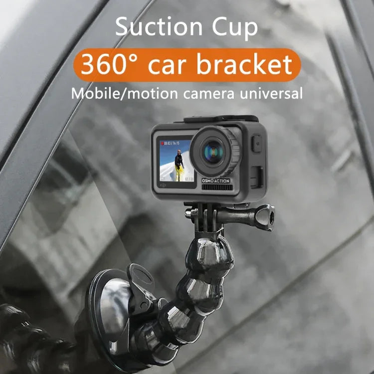 GoPro、Insta360、DJIおよびその他アクションカメラ用吸盤ジョーズフレックスクランプマウント、ジョーズフレックスクランプ