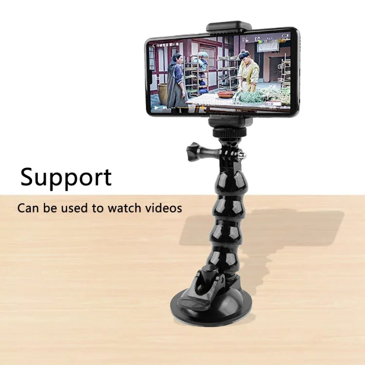 GoPro、Insta360、DJIおよびその他アクションカメラ用吸盤ジョーズフレックスクランプマウント、ジョーズフレックスクランプ