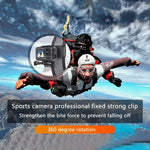RUIGPRO 360度回転バックパックRec-Mountsクリップクランプマウント ネジ付き GoPro、Insta360、DJIおよびその他のアクションカメラ用、360度回転クリップ