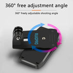 RUIGPRO 360度回転バックパックRec-Mountsクリップクランプマウント＋スマホクランプ GoPro、Insta360、DJIおよびその他のアクションカメラ用、Rec-Mounts+クランプ
