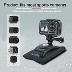 RUIGPRO フック＆ループファスナー バックパックRec-Mountsクリップクランプマウント ネジ付き GoPro、Insta360、DJIおよびその他のアクションカメラ用、フック＆ループファスナ―クリップ
