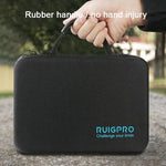 RUIGPRO 衝撃吸収防水ポータブルケース DJI Osmo Action用、サイズ：28cm x 19.7cm x 6.8cm、中型