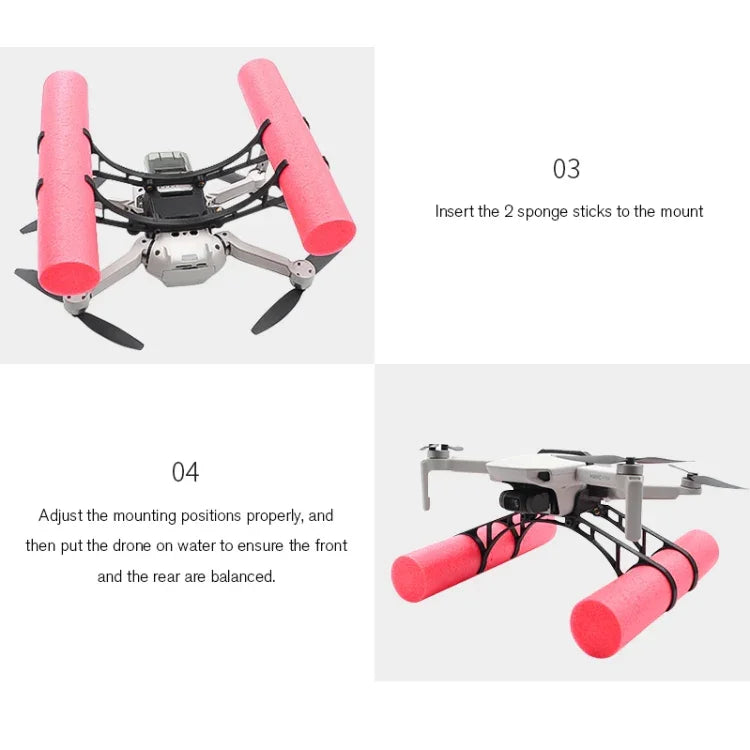 STARTRC 浮力ロッド吸収高さ延長ランディングブラケット DJI Mavic 2 mini用、DJI Mavic 2 mini用