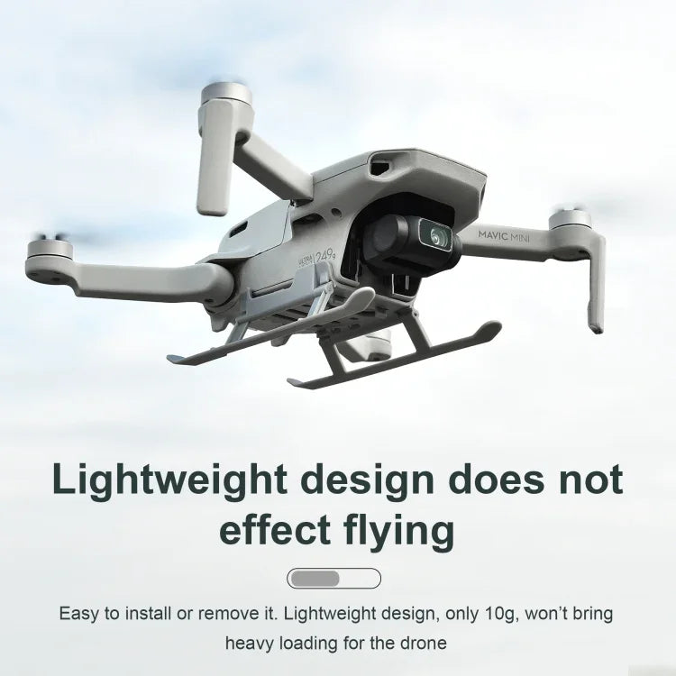 STARTRC 1106837 耐衝撃クイックリリース衝突防止ランディングギア高さ延長ホルダー DJI Mini 2 / Mavic Mini用、DJI Mavic Mini用