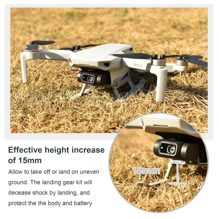STARTRC 1106837 耐衝撃クイックリリース衝突防止ランディングギア高さ延長ホルダー DJI Mini 2 / Mavic Mini用、DJI Mavic Mini用