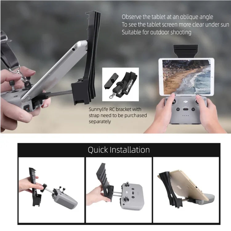 Sunnylife AIR2-Q9293 リモコンプレート延長ブラケット DJI Mavic Air 2用