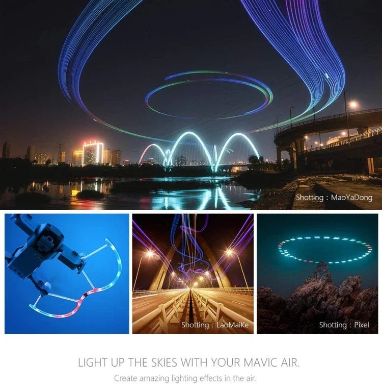 PGYTECH P-UN-034 ライトペイント LED プロペラガード DJI Mavic Air 用、DJI Mavic Air 用