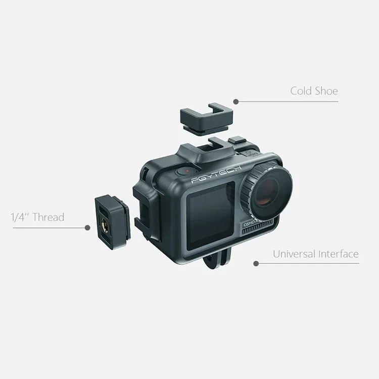 PGYTECH P-11B-010 スポーツカメラ ラビットケージ アクセサリー Vlog DJI Osmo Action 用