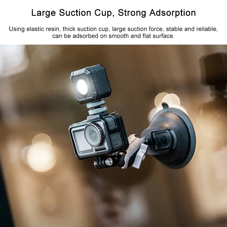 PGYTECH P-GM-132 DJI Osmo Action & GoPro 8/7用 アクションカメラ吸盤式スマホホルダー、P-GM-132