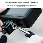 PGYTECH P-GM-132 DJI Osmo Action & GoPro 8/7用 アクションカメラ吸盤式スマホホルダー、P-GM-132