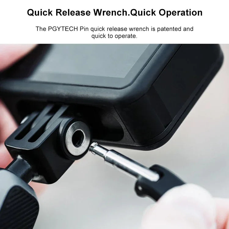 PGYTECH P-GM-132 DJI Osmo Action & GoPro 8/7用 アクションカメラ吸盤式スマホホルダー、P-GM-132