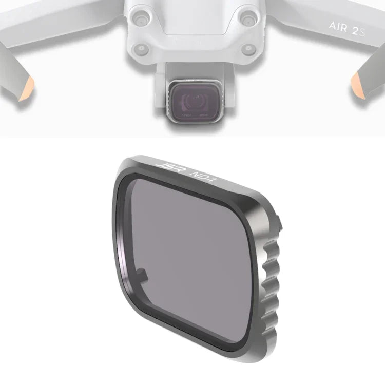 JSR KS ND4 レンズフィルター DJI Air 2S用 アルミフレーム, ND4