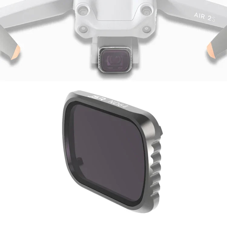 JSR KS ND64 レンズフィルター DJI Air 2S用 アルミフレーム, ND64