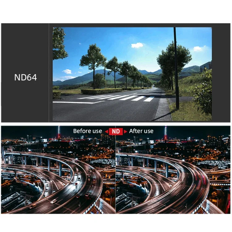 JSR KS ND64 レンズフィルター DJI Air 2S用 アルミフレーム, ND64