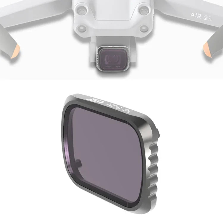 JSR KS ND8PL レンズフィルター DJI Air 2S用 アルミフレーム, ND8PL