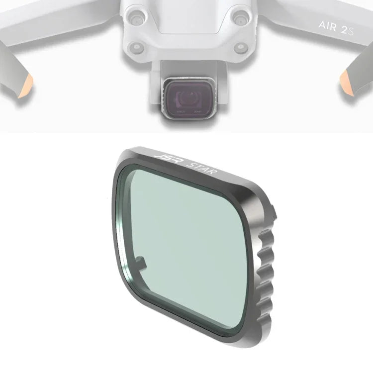 JSR KS STARエフェクト レンズフィルター DJI Air 2S用 アルミフレーム, STAR