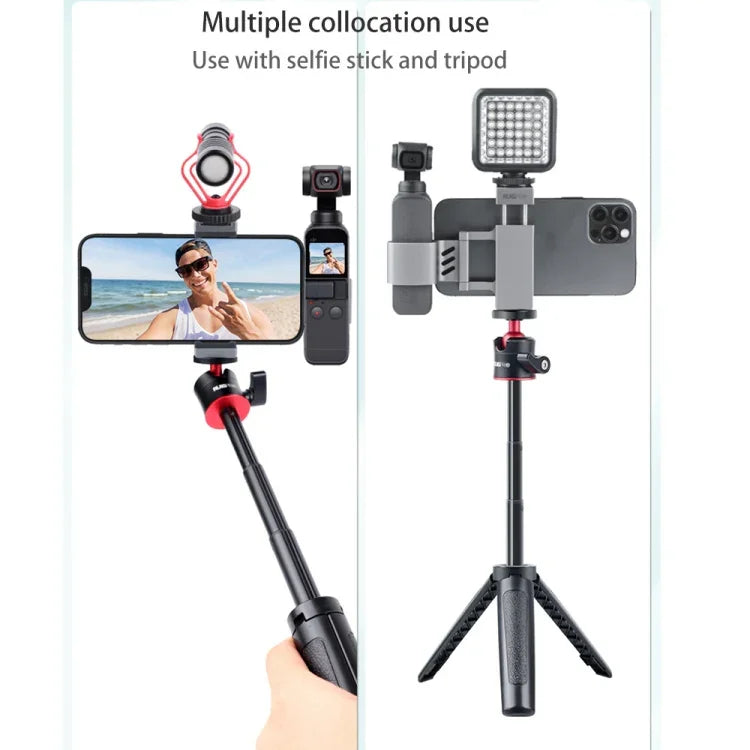 RUIGPRO スマートフォン固定クランプ 1/4インチ ホルダーマウントブラケット DJI OSMO Pocket / Pocket 2用