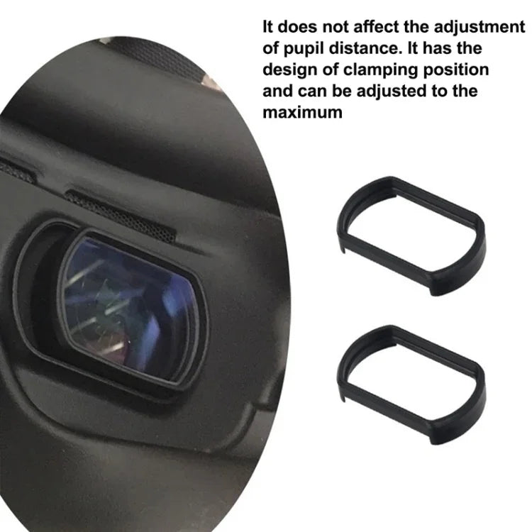 RCSTQ 2個セット 200度 近視メガネレンズ 視力矯正 非球面レンズ DJI FPVゴーグル V2用、200度