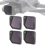 JSRドローン 4-in-1 ND8PL+ND16PL+ND32PL+ND64PL レンズフィルター DJI Mavic 3用、ND8PL+ND16PL+ND32PL+ND64PL