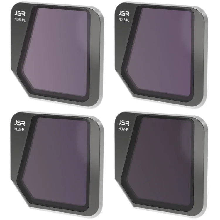 JSRドローン 4-in-1 ND8PL+ND16PL+ND32PL+ND64PL レンズフィルター DJI Mavic 3用、ND8PL+ND16PL+ND32PL+ND64PL