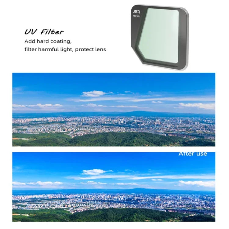 JSRドローン 8-in-1 MCUV+CPL+ND16+32+64+1000+STAR+NIGHT レンズフィルター DJI Mavic 3用、MCUV+CPL+ND16+32+64+1000+STAR+NIGHT
