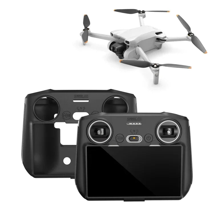 STARTRC DJI Mini 3 Pro リモートコントロール用シリコン衝撃吸収・傷防止ケース、DJI Mini 3 Pro リモートコントロール用（グレー）、DJI Mini 3 Pro リモートコントロール用（ブラック）